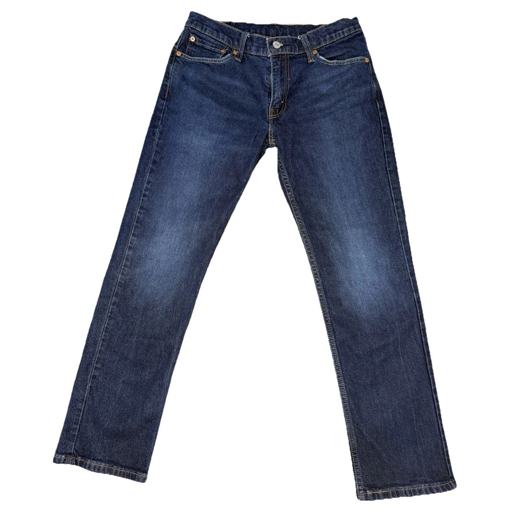 Levi's 511 Slim Fit Jeans Mens 32x30 Dark Wash Stretch Denim Classic Red Tab